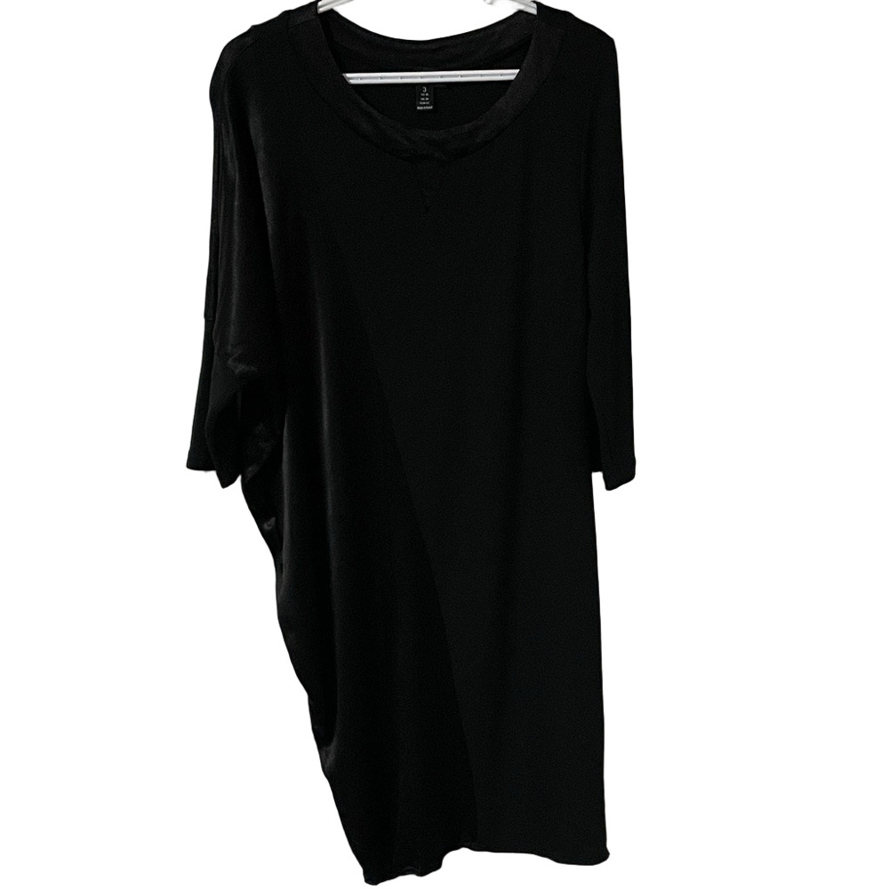 Ronan Chen Two Tone Black Fabric Dress Size 10